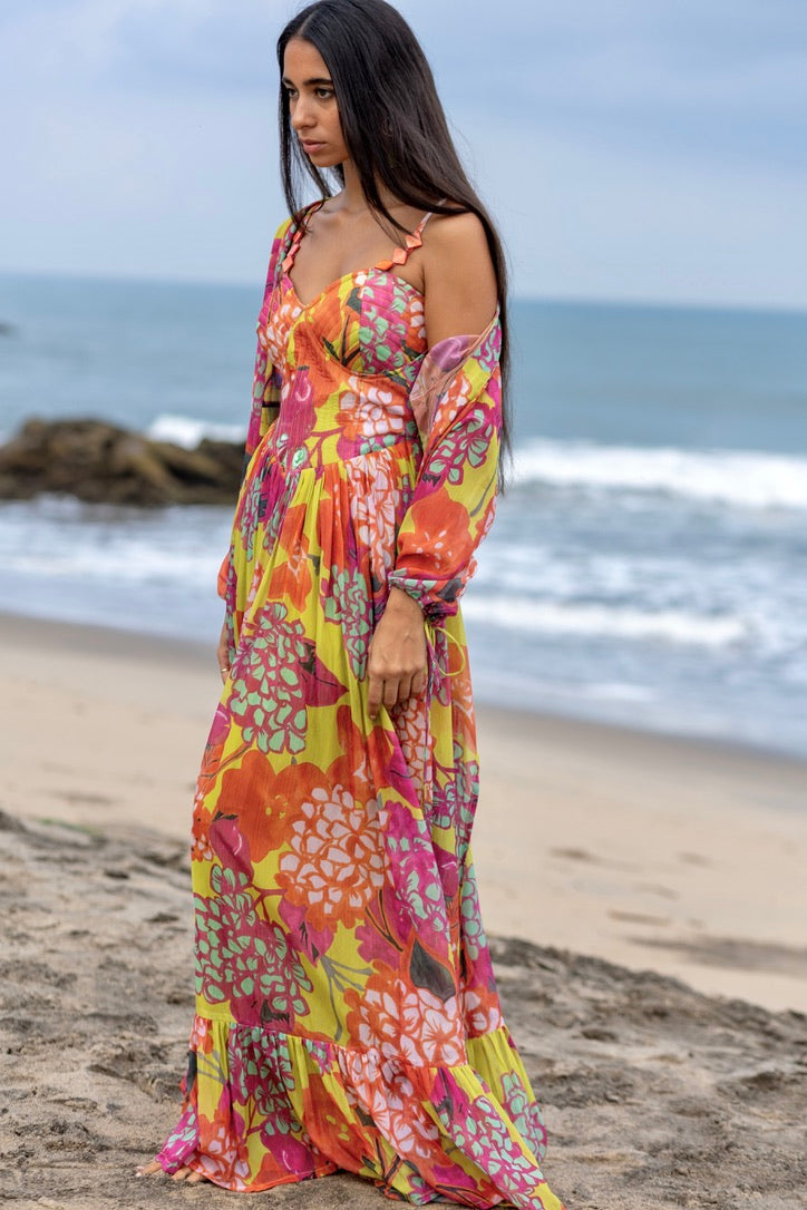 Valley of flowers long dress