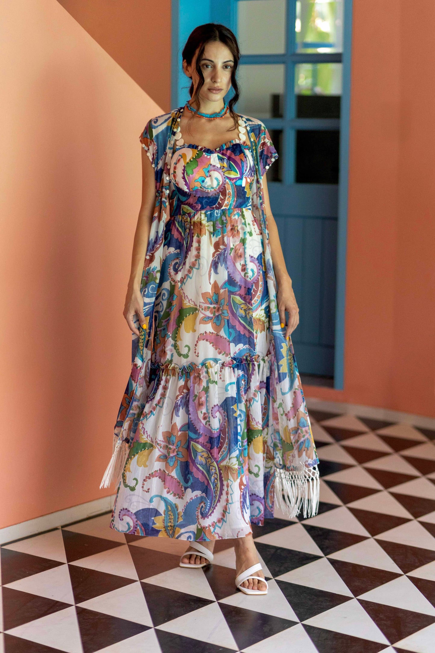 Paros Layered Dress