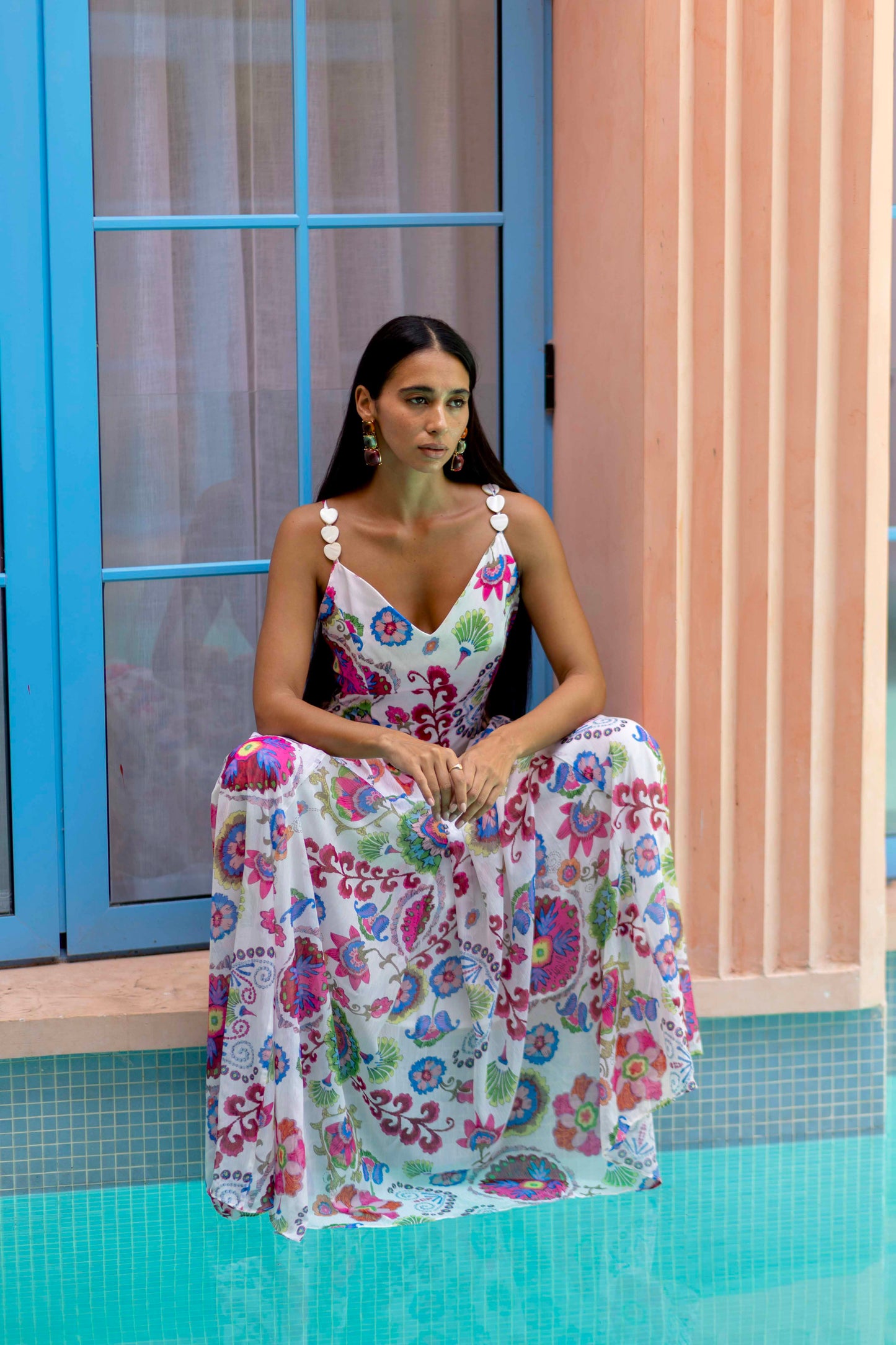 Corsica long dress