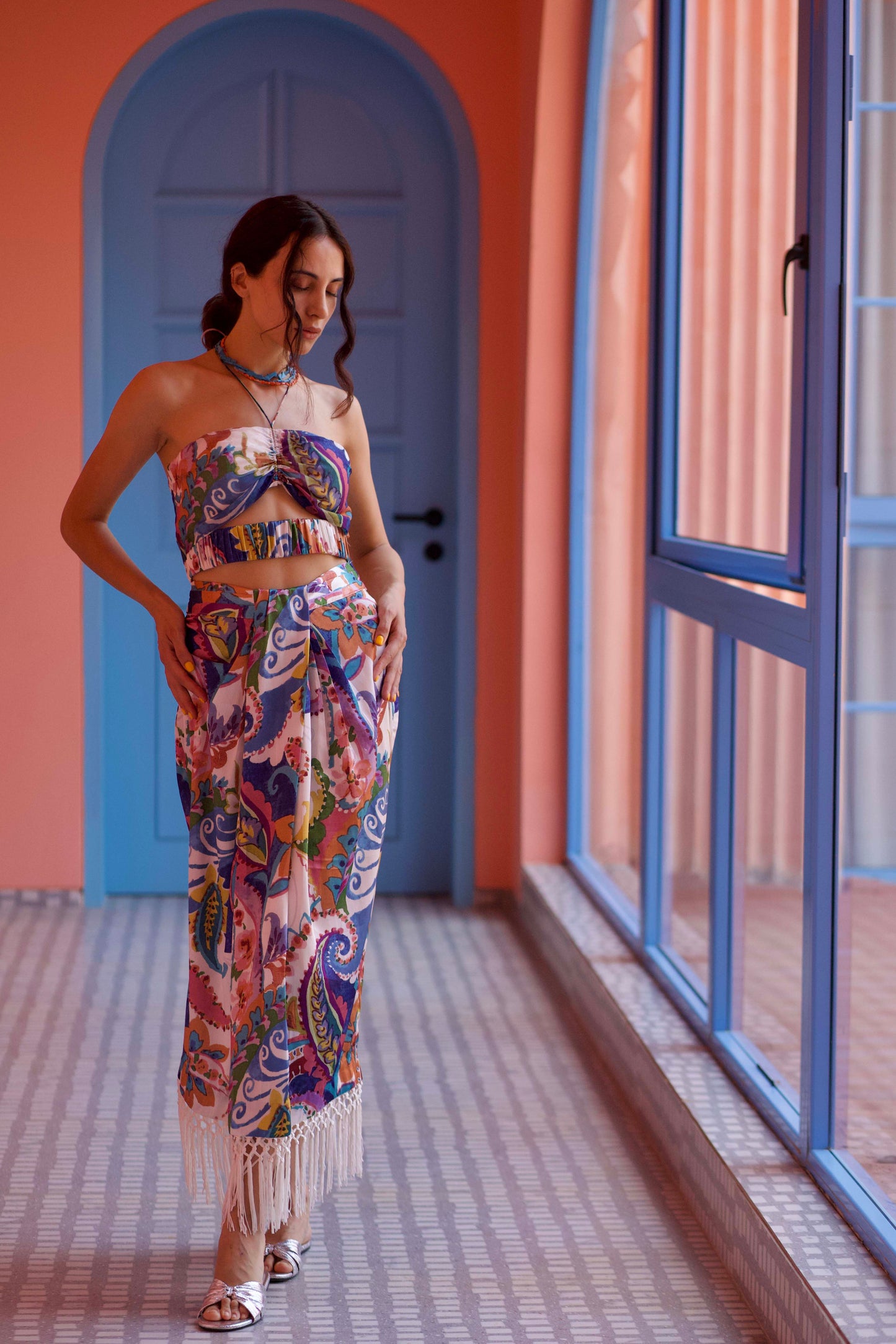 Paros Drape Skirt