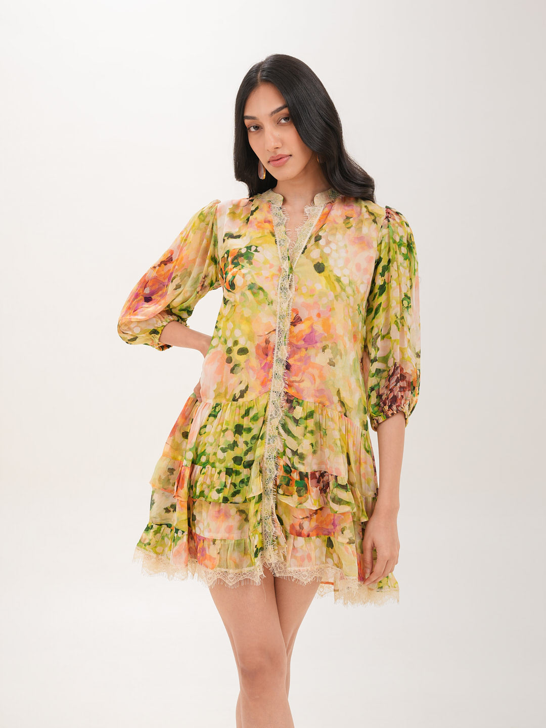 Verde Short Dress