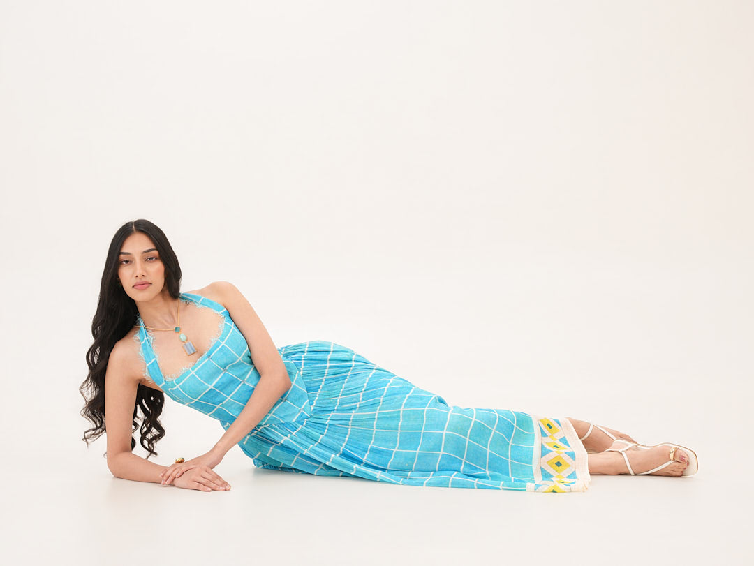 Costa Halter Long Dress