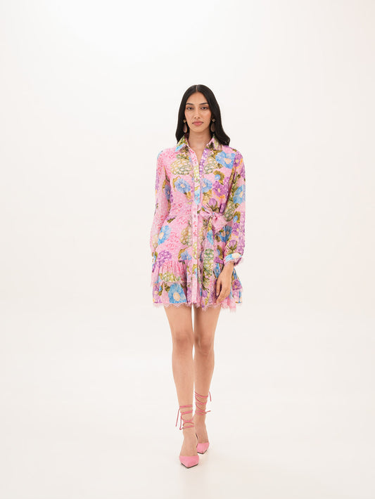 Rosette Short Dress