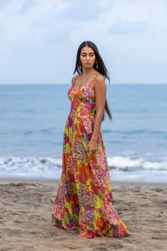 Valley of flowers long dress