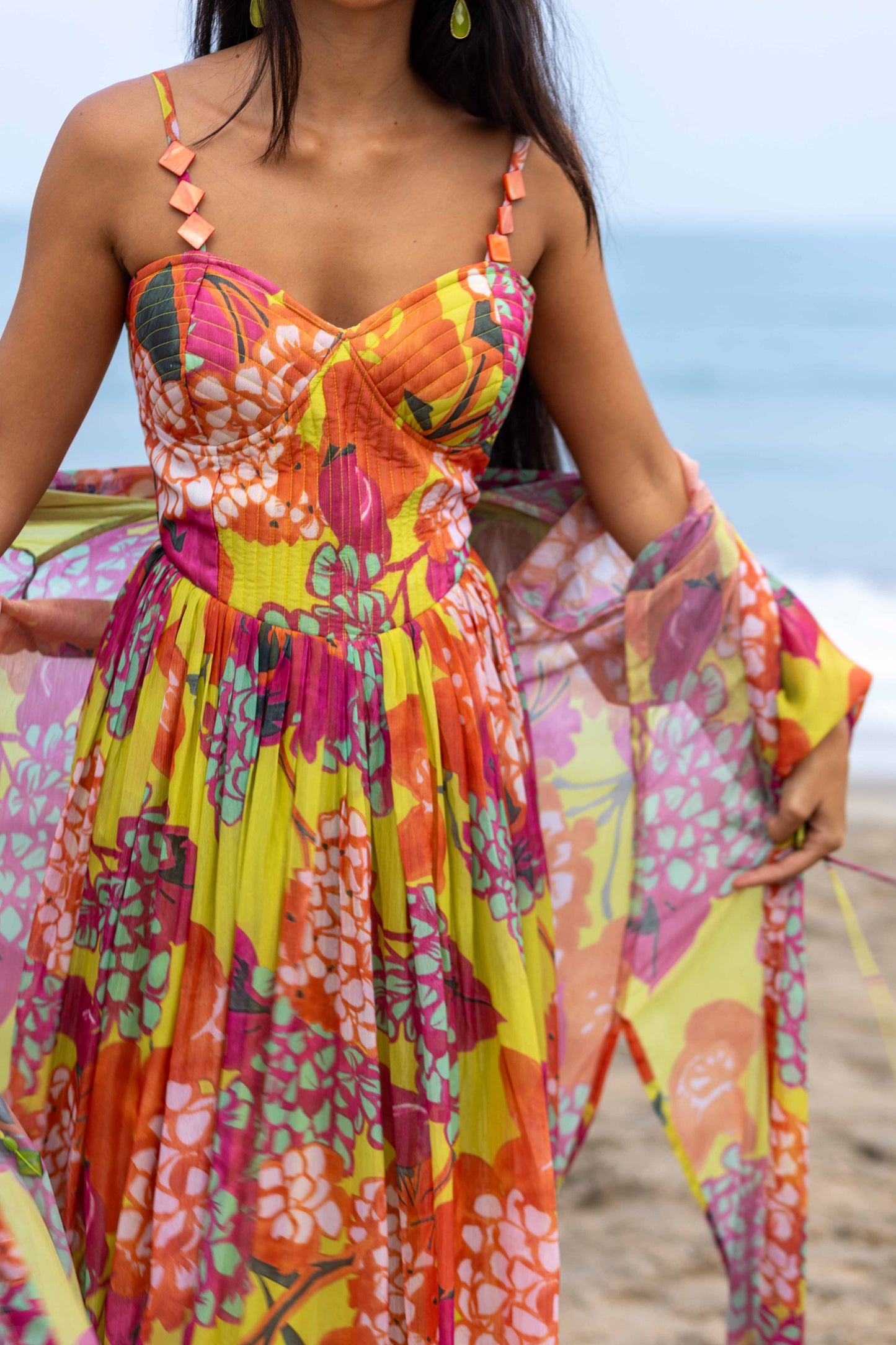 Valley of flowers long dress