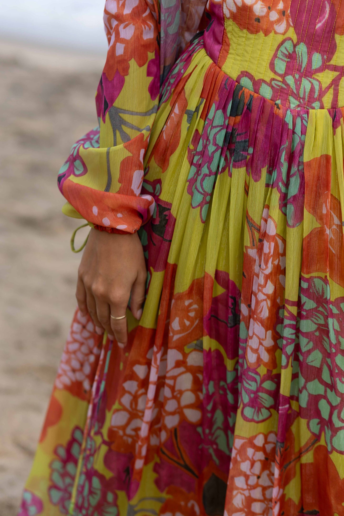 Valley of flowers long dress