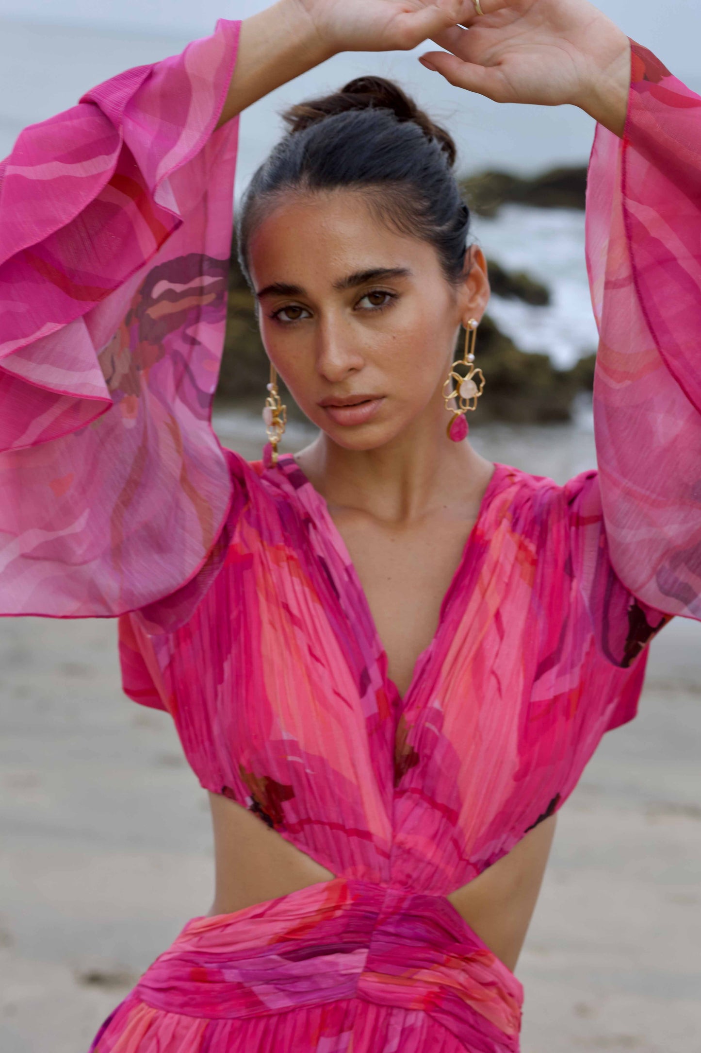 Roselle Earrings