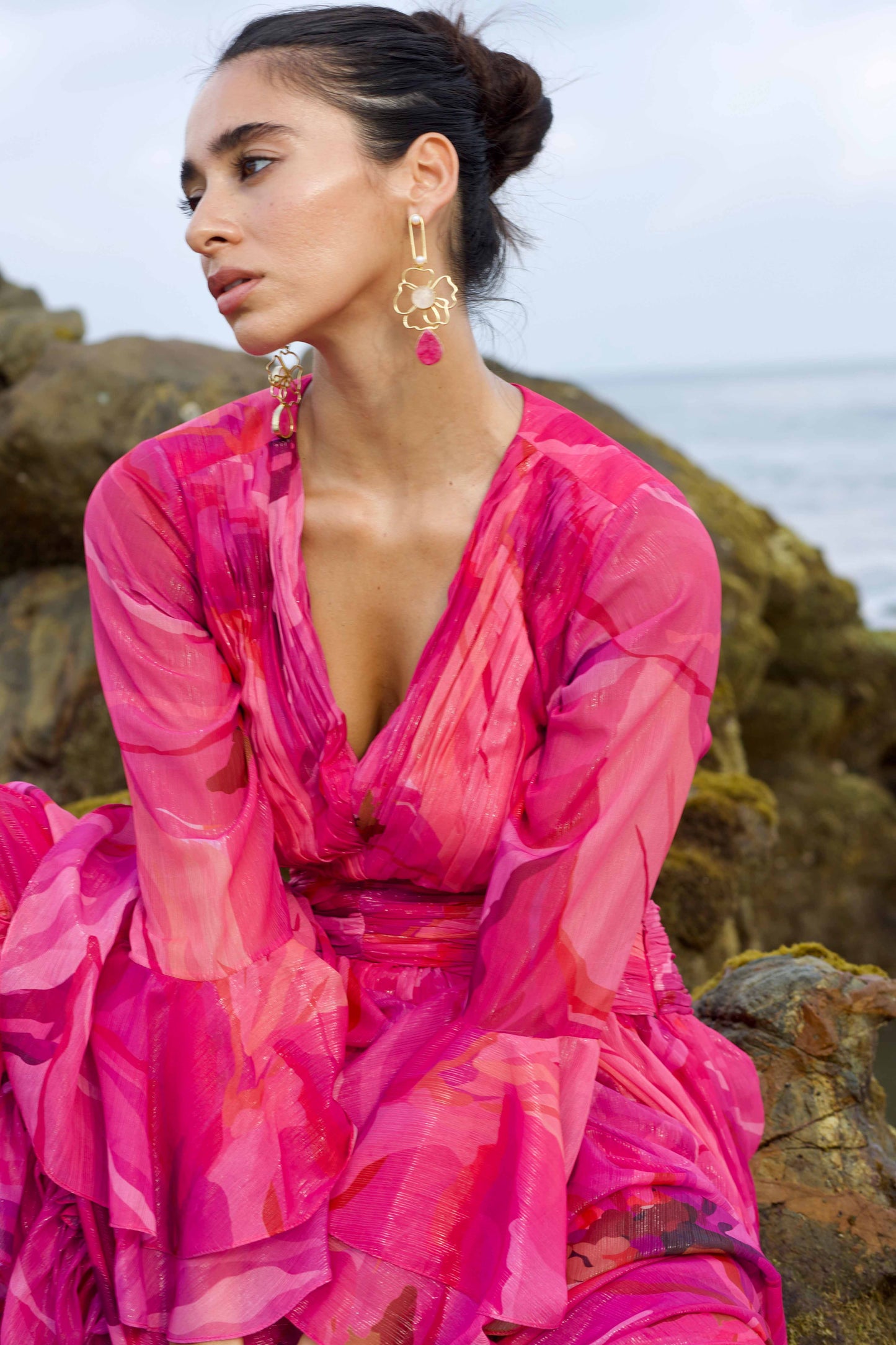 Roselle Earrings