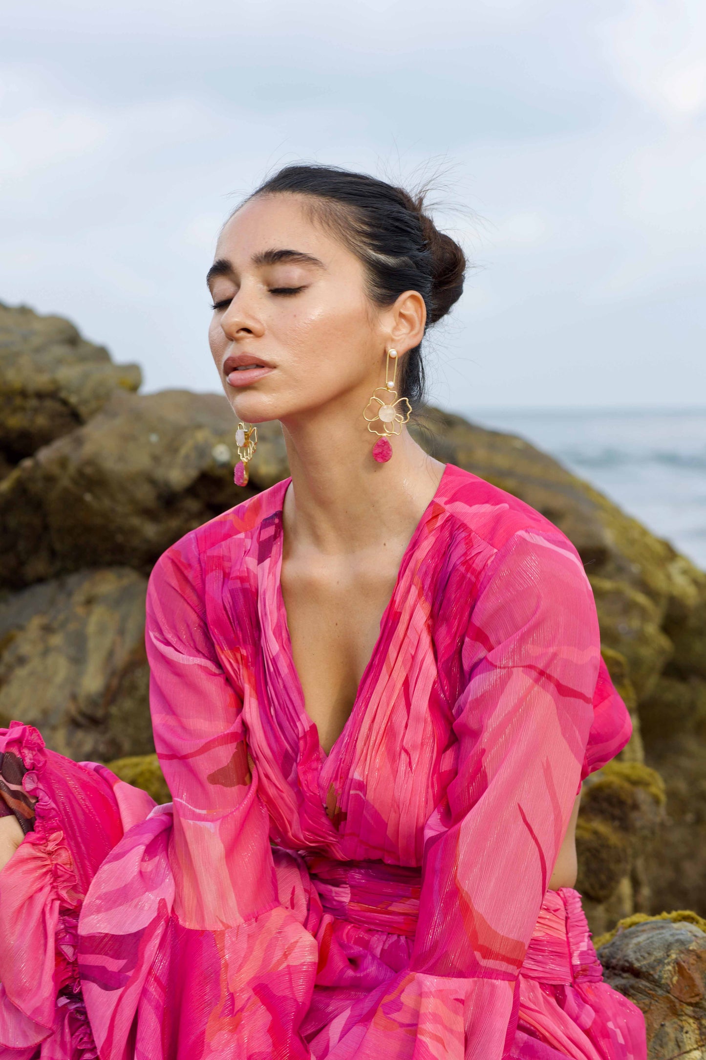 Roselle Earrings