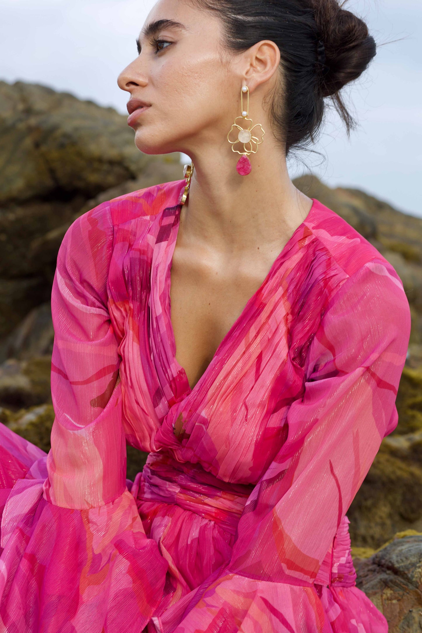 Roselle Earrings