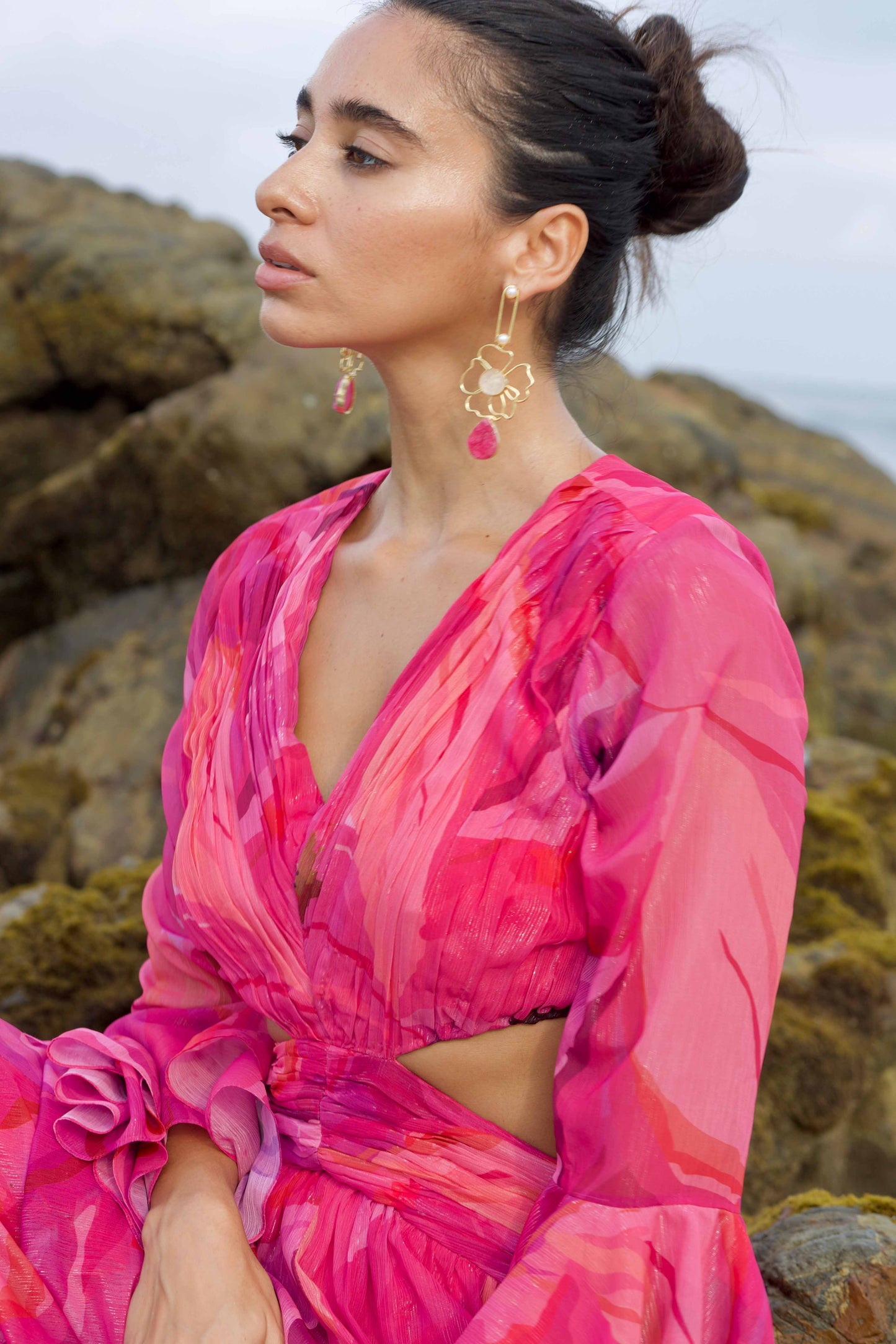 Roselle Earrings
