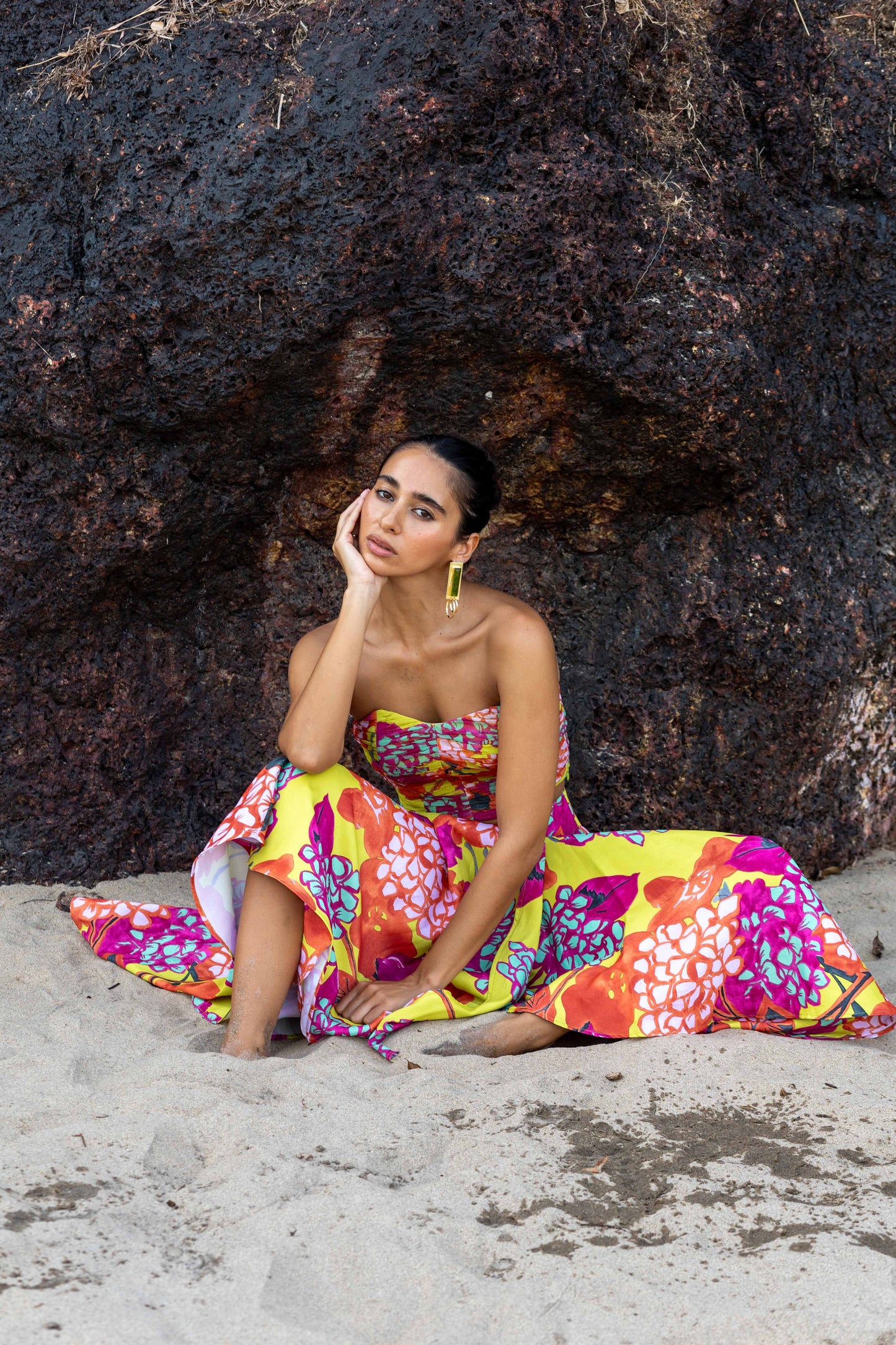 Valley of Flowers Draped Skirt
