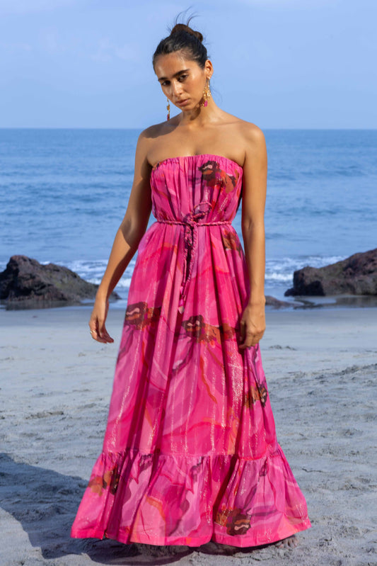 Moonpetal off-shoulder dress