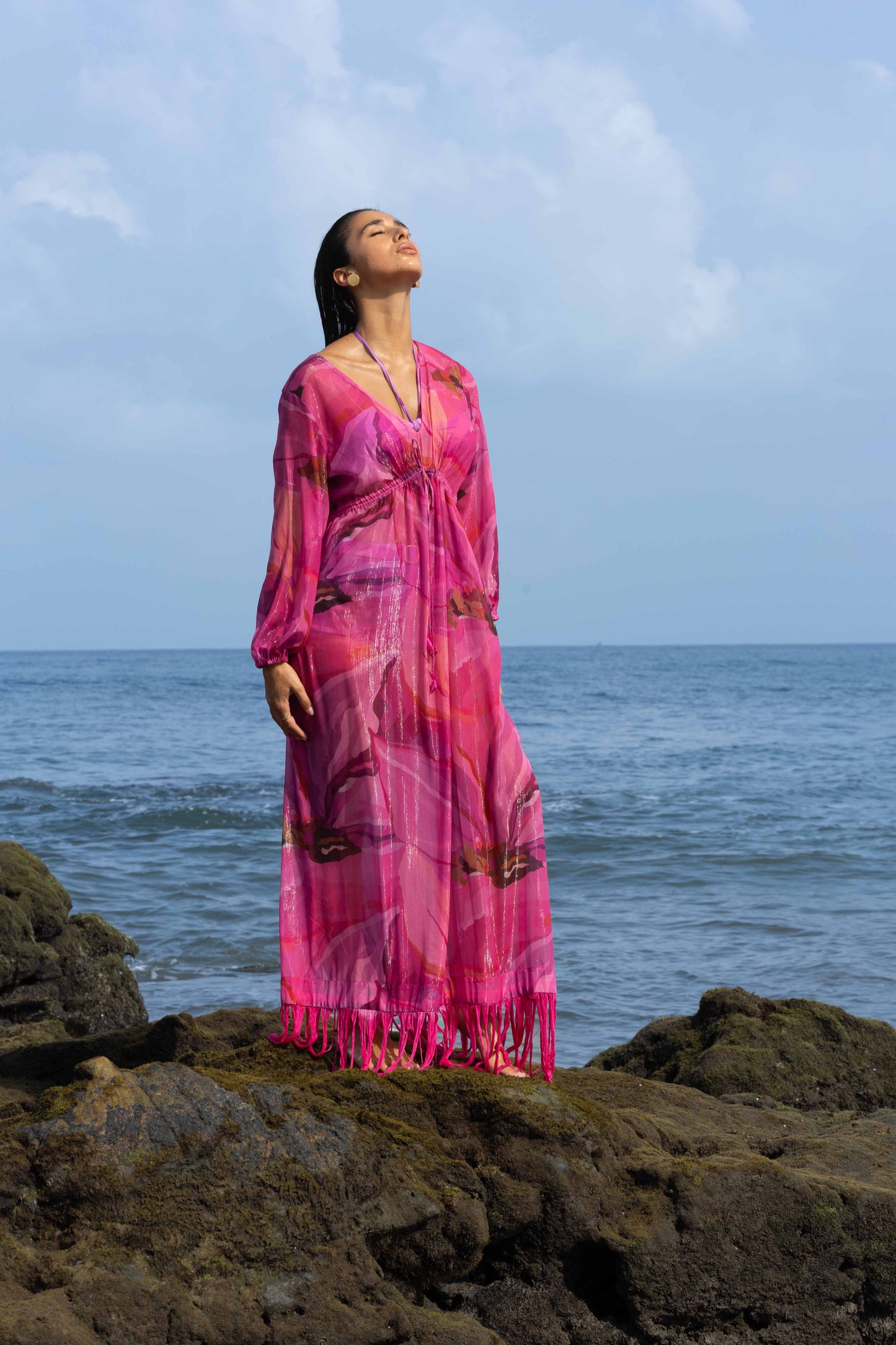 Moonpetal Caftan Dress