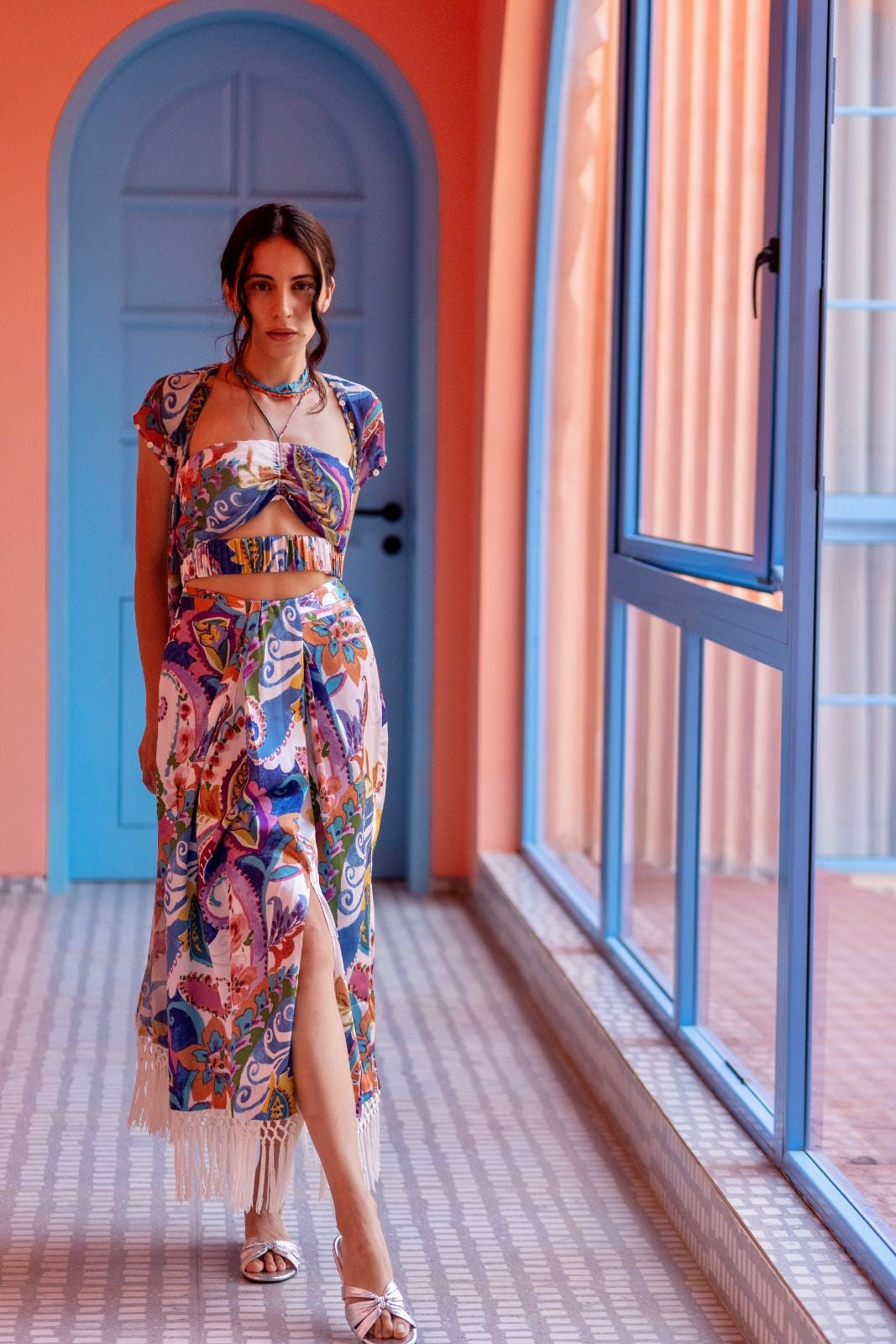 Paros Drape Skirt