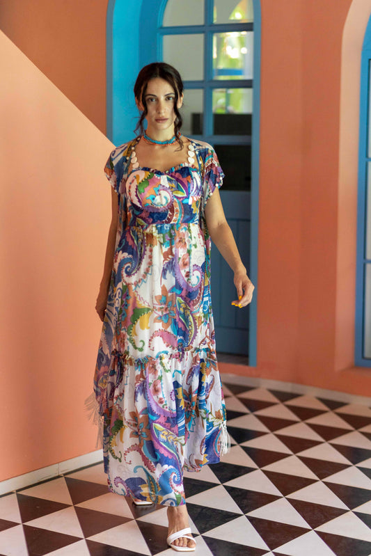 Paros Layered Dress