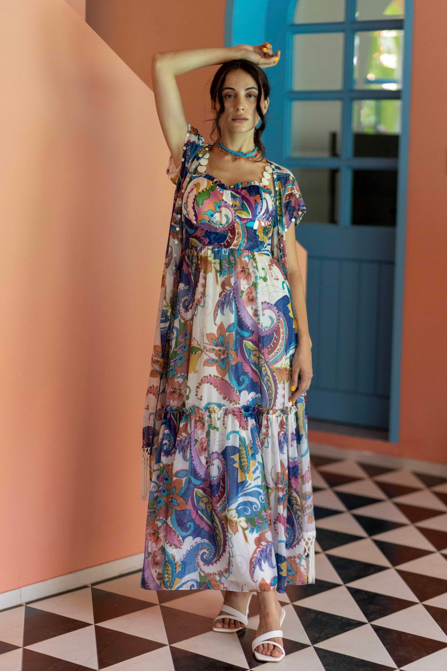 Paros Layered Dress