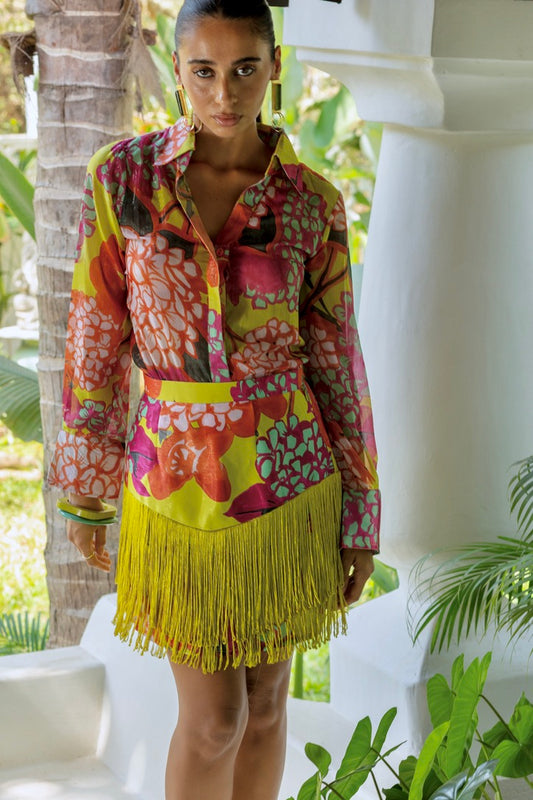 Valley of flowers short skirt