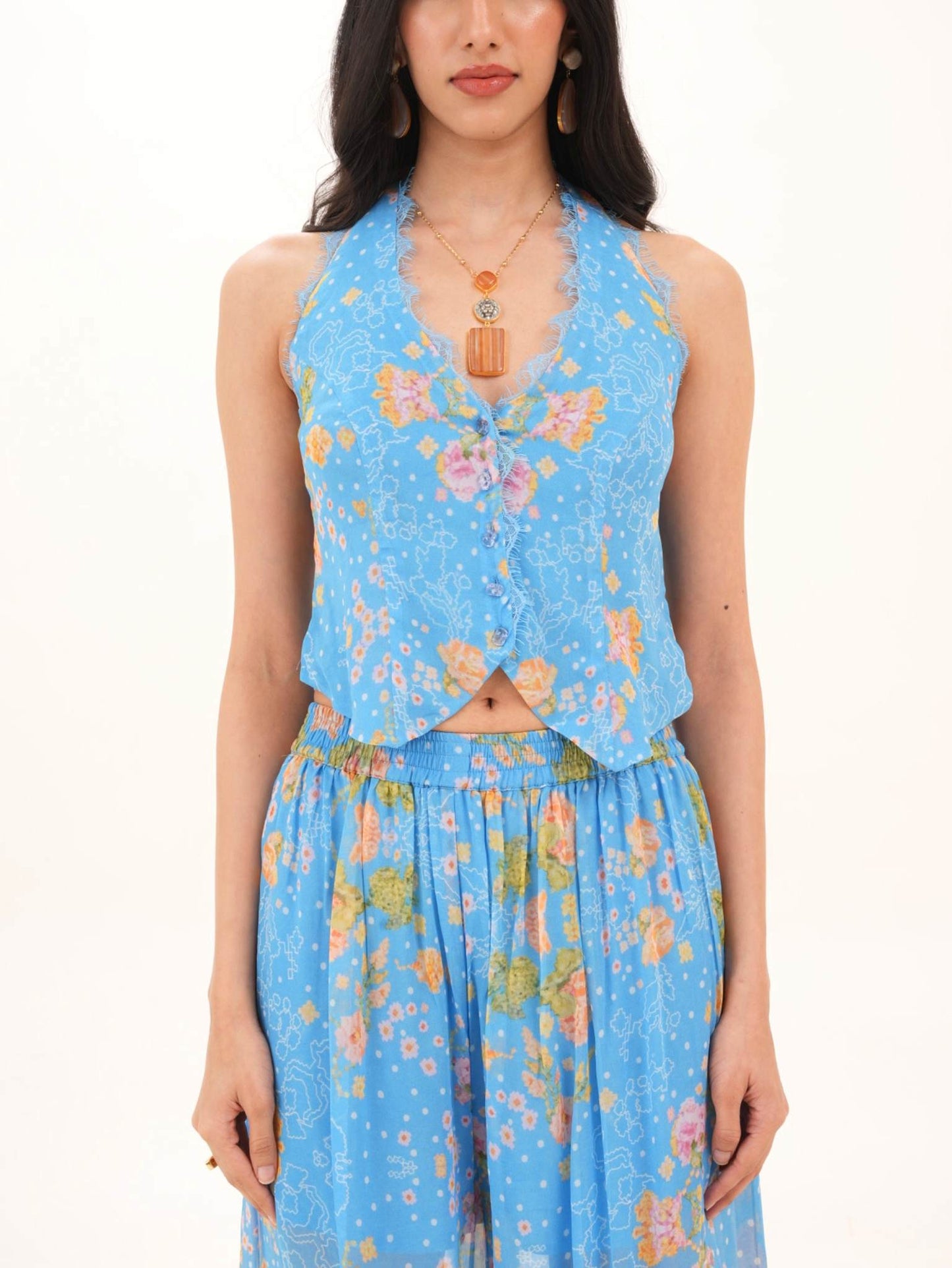 Palmera Halter Top