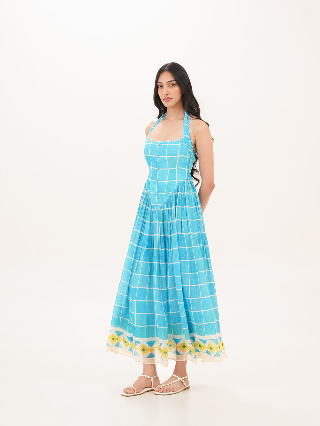 Costa Halter Long Dress