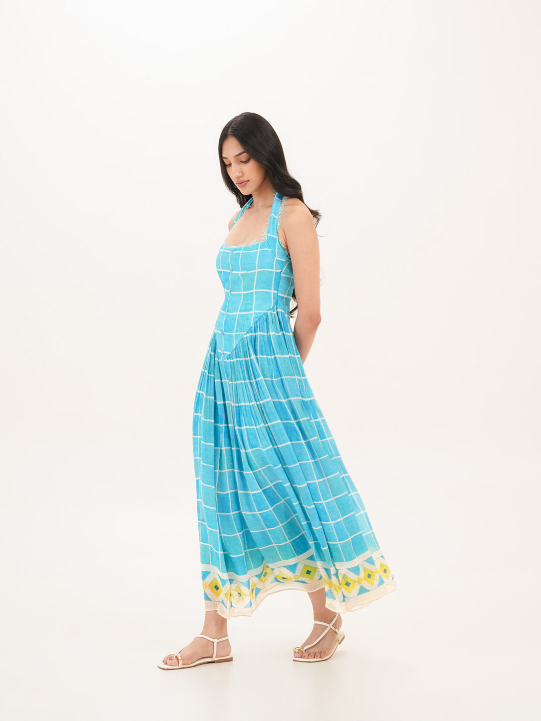 Costa Halter Long Dress