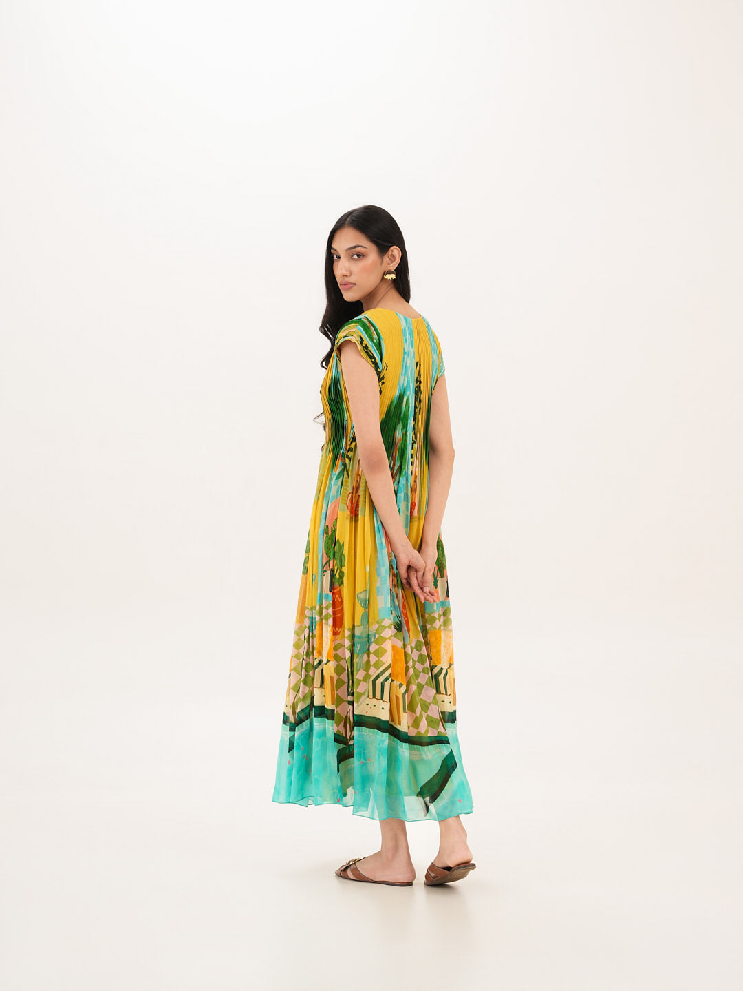 Highland Pintuck Dress