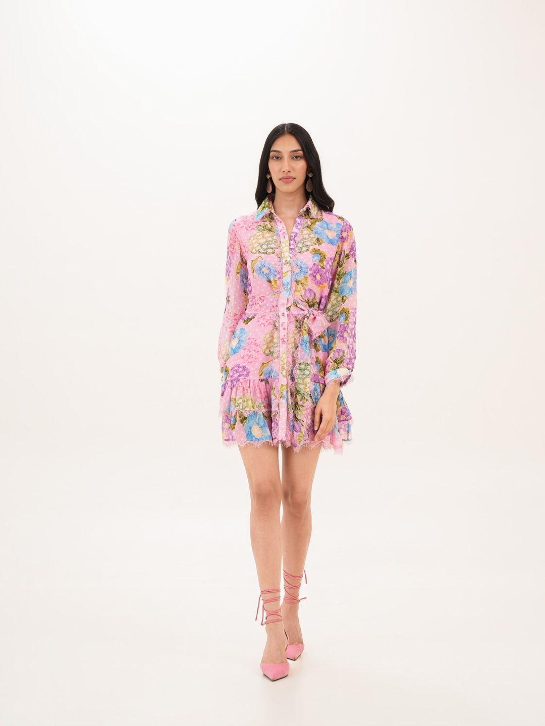 Rosette Short Dress
