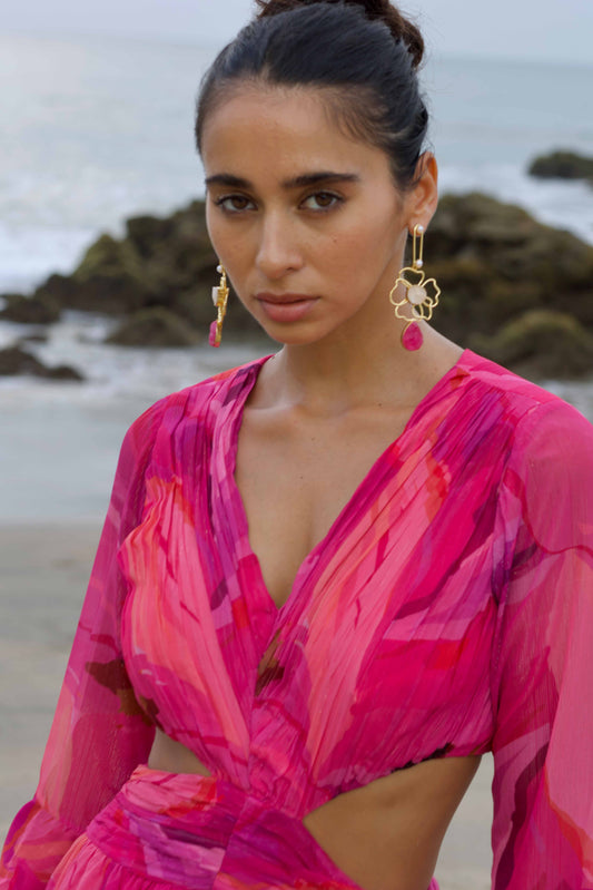Roselle Earrings