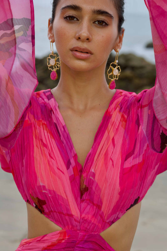 Roselle Earrings