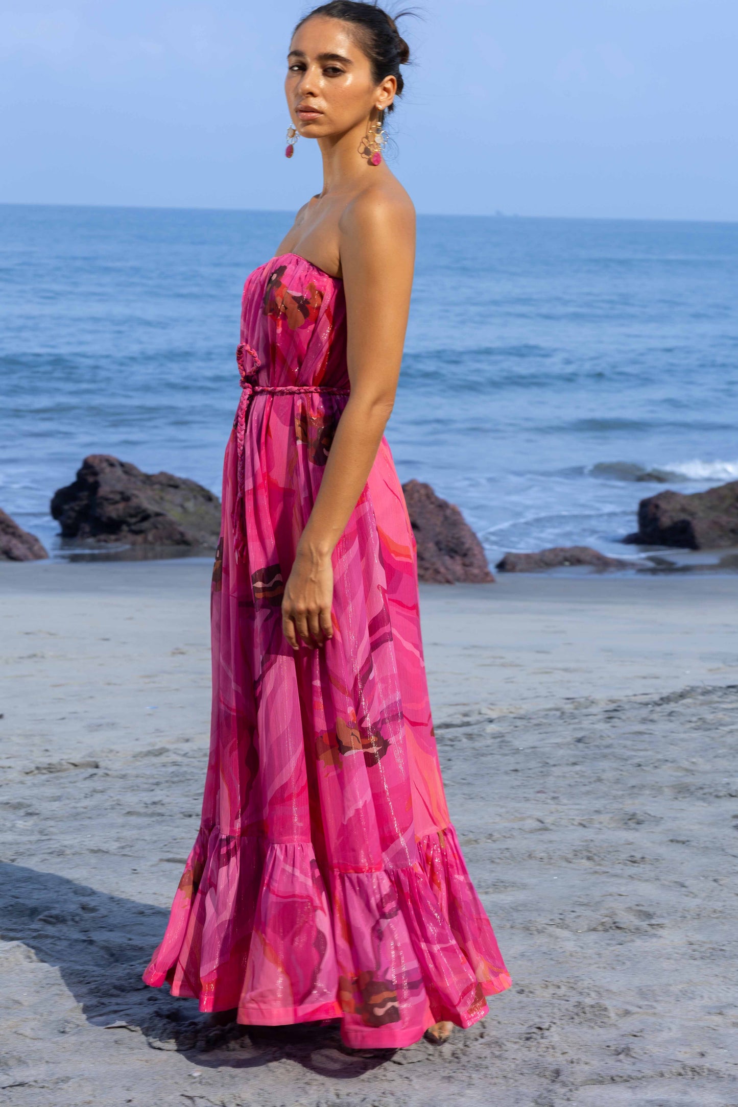 Moonpetal off-shoulder dress