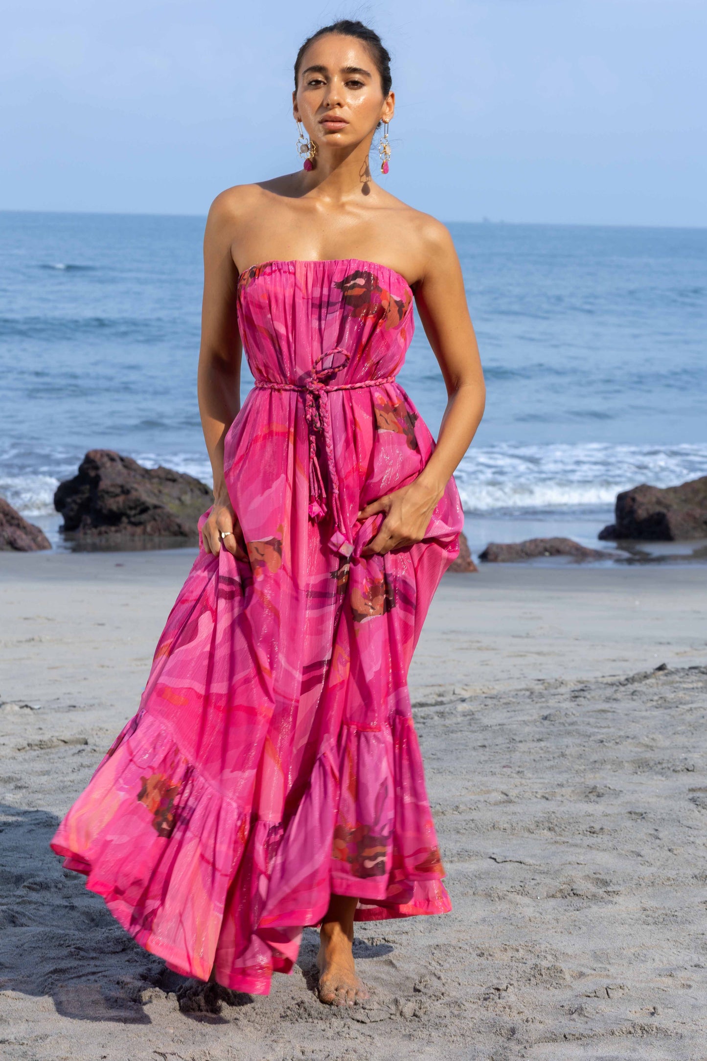 Moonpetal off-shoulder dress