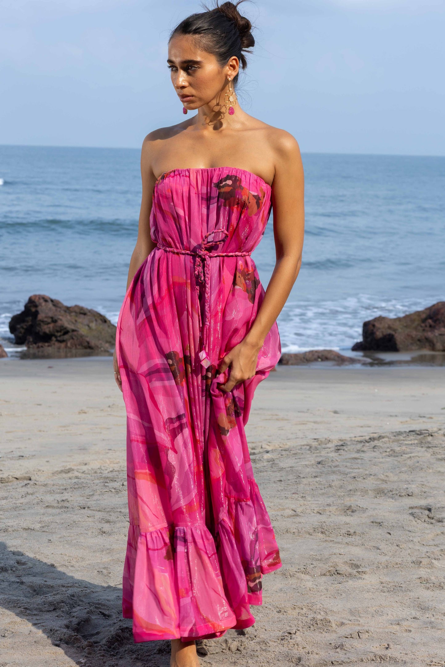 Moonpetal off-shoulder dress