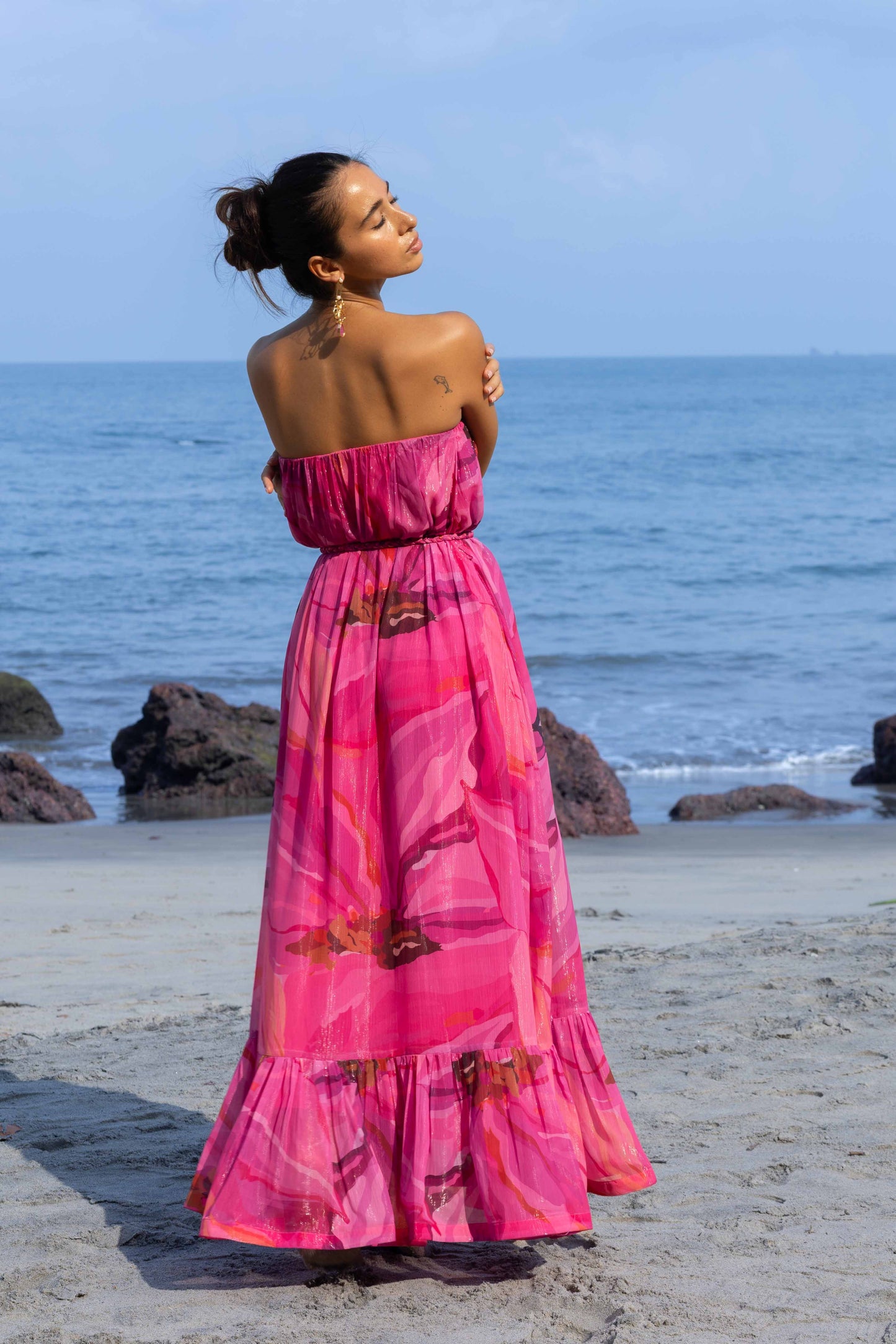 Moonpetal off-shoulder dress
