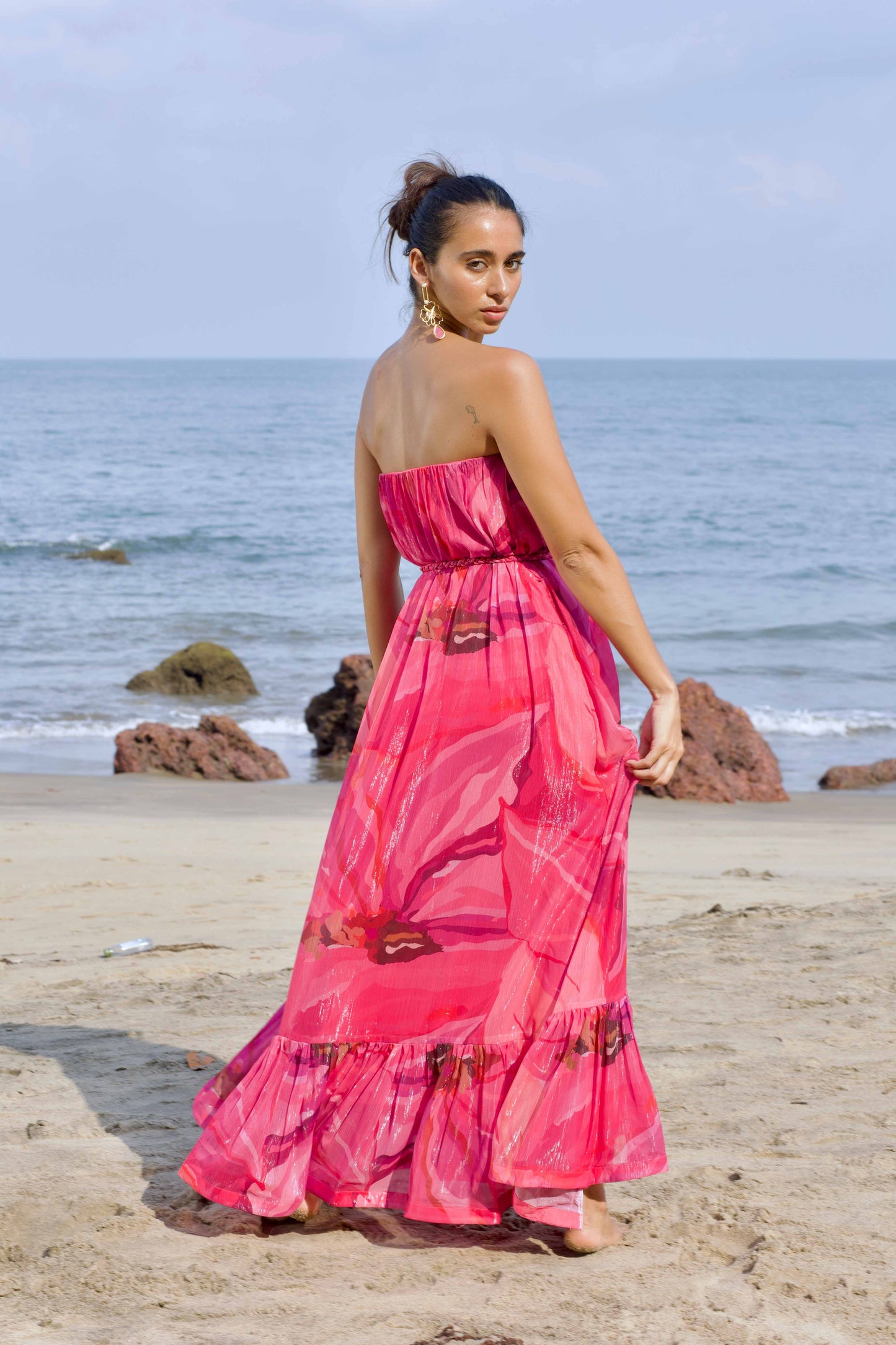 Moonpetal off-shoulder dress