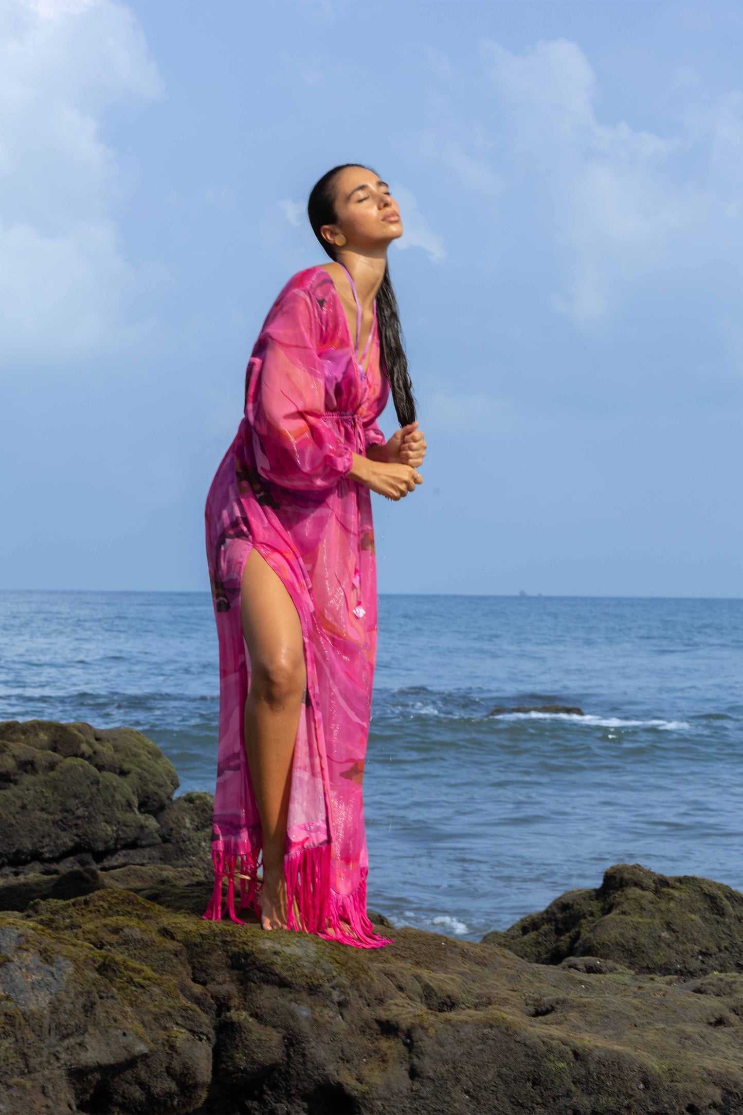Moonpetal Caftan Dress