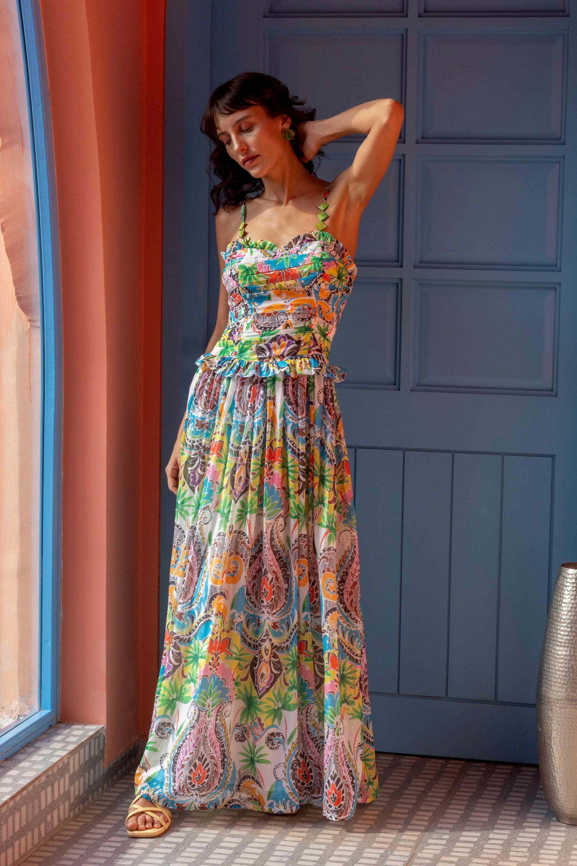 Sicily Long Dress L Sicily Long Dress L