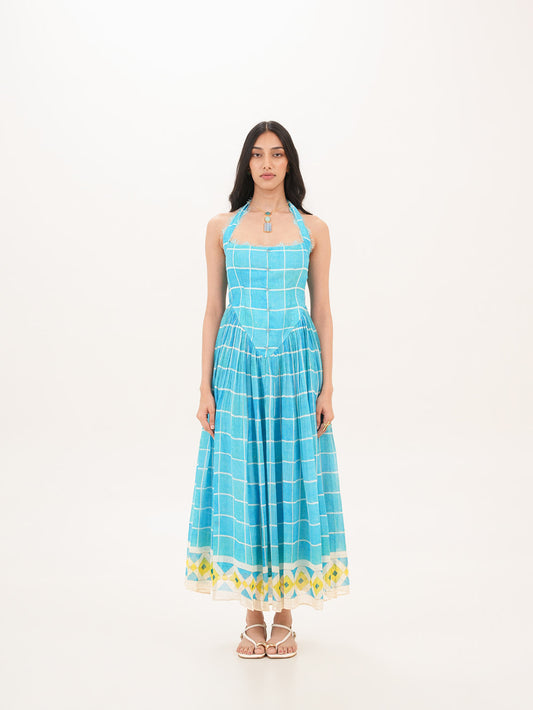 Costa Halter Long Dress